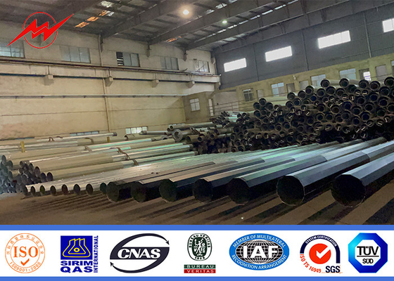 16.80m Steel Power Pole con 6mm di spessore e 625mm di diametro Butt fornitore