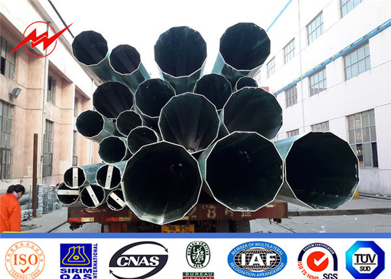 Gr65 Polo in acciaio galvanizzato per linee di trasmissione elettrica da 10KV a 550KV fornitore
