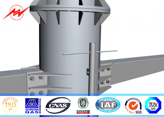 l'acciaio di 11M ha galvanizzato la corrente elettrica Palo per la linea di trasmissione sopraelevata