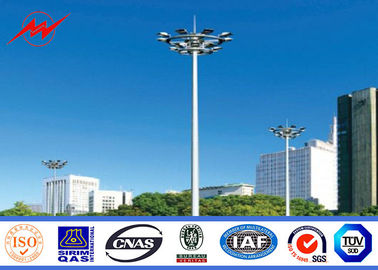 Albero palo leggero di calcio poligonale dello stadio di abitudine 25m alto per il porto marittimo