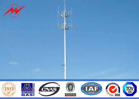 Mono torre su misura di Palo galvanizzata 100 FT per distribuzione di comunicazione