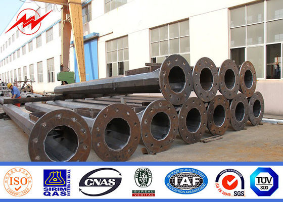 Torre galvanizzata antivento dell'albero della immersione calda alta, metallo palo leggero dell'aeroporto