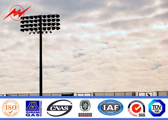 illuminazione di verniciatura dell'aeroporto del palo dell'albero dello stadio di 30m alta con l'argano