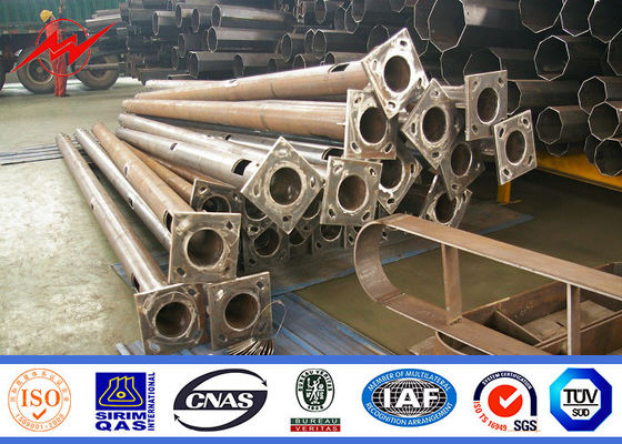 illuminazione di palo dell'albero del centro sportivo del rivestimento della polvere di 25m alta con il sistema di sollevamento