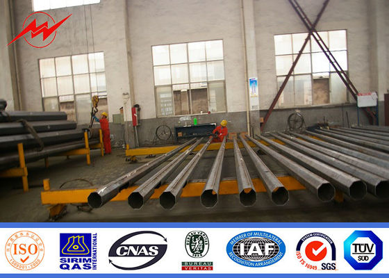 la immersione calda del singolo braccio di 8m ha galvanizzato il palo d'acciaio per illuminazione della strada privata