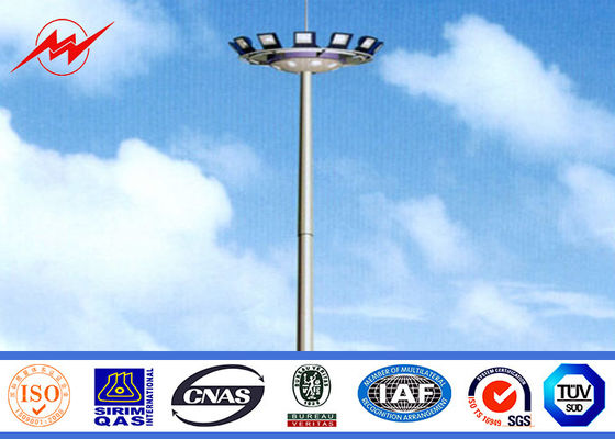 Alto albero conico Palo della pittura 35M per illuminazione del porto marittimo con l'argano