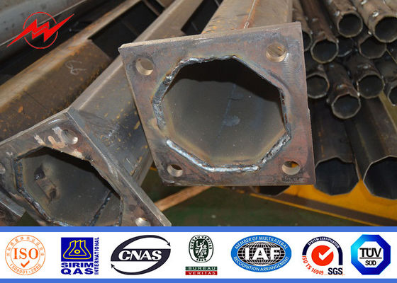 Si raddoppia il rivestimento d'acciaio della polvere di Palo galvanizzato 12M di esagerare per l'illuminazione della strada