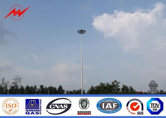 30m multisided palo galvanizzato dell'albero della immersione calda l'alto con il sistema di sollevamento