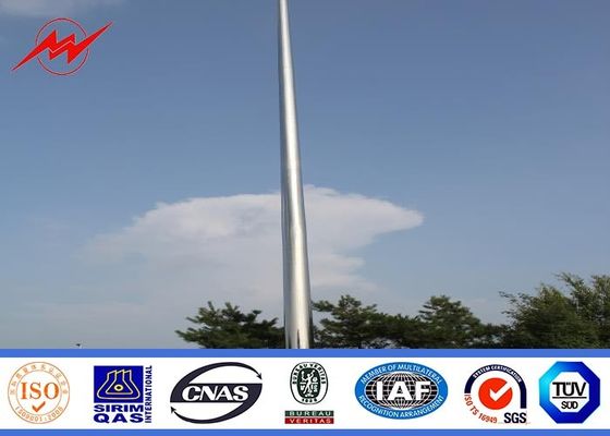 25 metri multisided l'alto palo dell'albero ricoperto polvere con 6*1000 il watt HPS