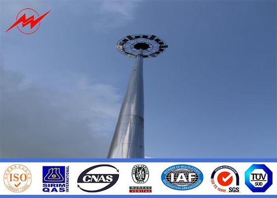 L'alta polvere di modo ha ricoperto gli alti pali di illuminazione dell'albero di sistema di sollevamento