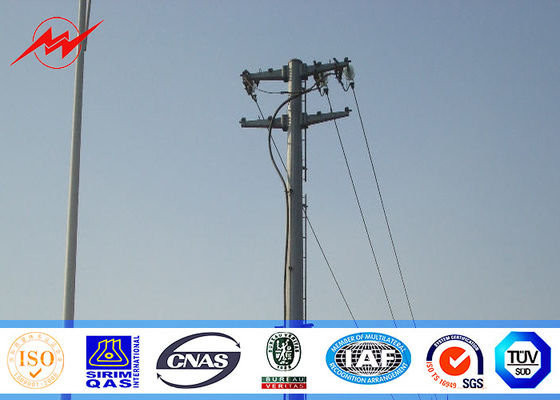 La classe una 8M ha galvanizzato Electric Power Palo 3mm per la linea di trasmissione 69KV