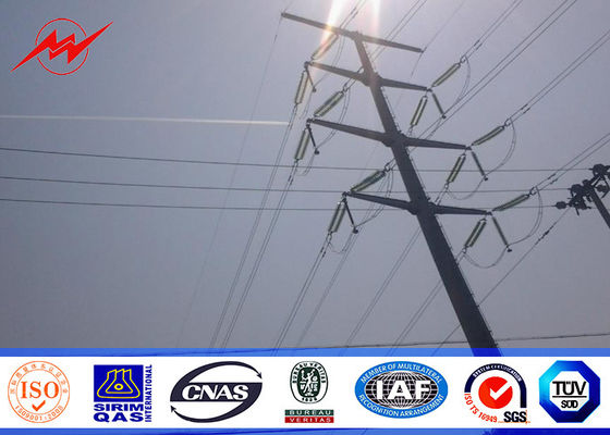 La classe una 8M ha galvanizzato Electric Power Palo 3mm per la linea di trasmissione 69KV