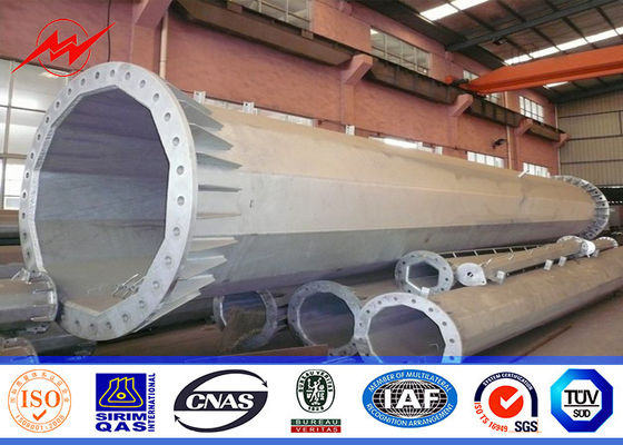 Galvanzied d'acciaio Electric Power Palo per la linea di trasmissione 345KV