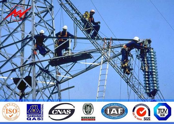 Gr50 strutture di distribuzione del palo di energia elettrica del materiale 2.5mm per la linea di trasmissione