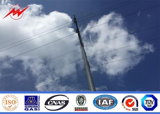 palo ottagonale di corrente elettrica di galvanizzazione 138KV per la trasmissione elettrica