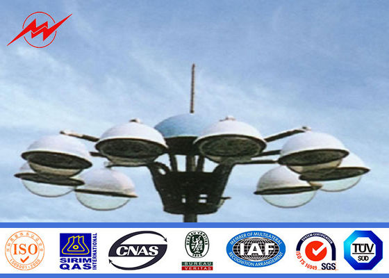 Albero piegante all'aperto Palo del palo di potere alto con il sistema di sollevamento