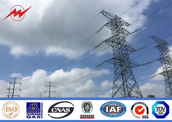corrente elettrica Palo, alto albero pali pratici d'acciaio del circuito del doppio 110KV