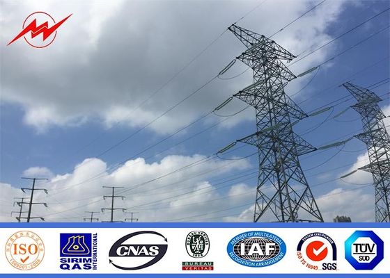 corrente elettrica Palo, alto albero pali pratici d'acciaio del circuito del doppio 110KV