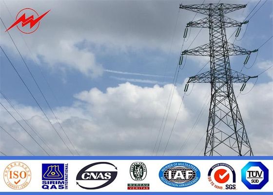 Corrente elettrica d'acciaio poligonale professionale Palo grata/tubolare per la linea