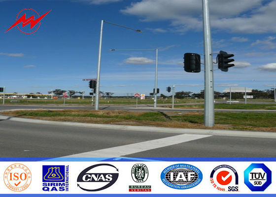 lo spessore del palo di 8mm 3.5mm ha galvanizzato Palo d'acciaio per la luce della strada principale della via