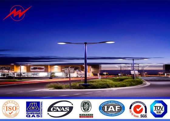 lo spessore della parete di 10mm 3mm ha galvanizzato Palo d'acciaio per la luce della strada principale