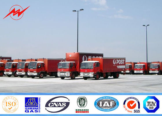 lo spessore della parete di 10mm 3mm ha galvanizzato Palo d'acciaio per la luce della strada principale