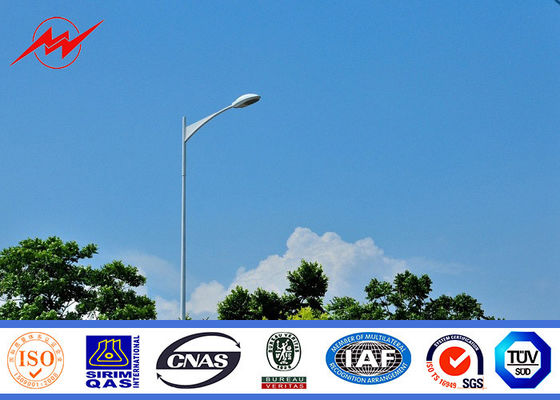 Spessore di altezza 3mm di pali di luce di posizione del sostegno di illuminazione di via singolo 5m