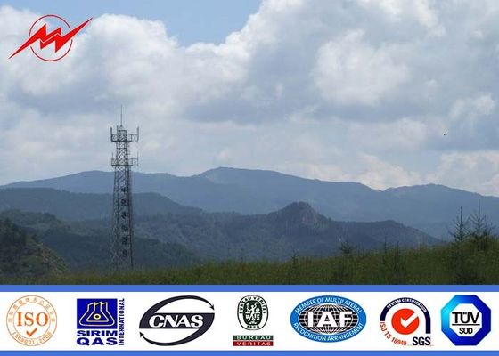 Mono torre di Palo dell'antenna cellulare d'acciaio delle Telecomunicazioni per la comunicazione, iso 9001
