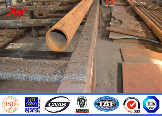 Iluminazione pubblica pali solare della strada del braccio singolo 7m antiurto per illuminazione della città universitaria