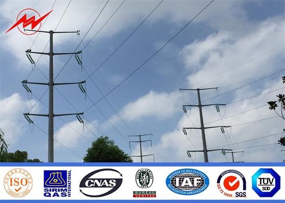 Corrente elettrica poligonale Palo per la trasmissione media di tensione 110KV
