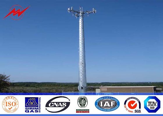 Forma conica della mono torre di Palo galvanizzata professionista con bullone d'ancoraggio