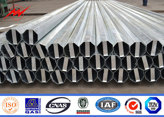 NGCP 8 parteggia 30FT palo pratico d'acciaio per distribuzione di corrente elettrica 69KV