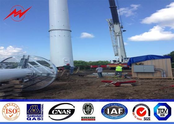 Intorno torre di Palo della piattaforma multi- da 100 ft alla mono, torre d'acciaio autosufficiente della grata