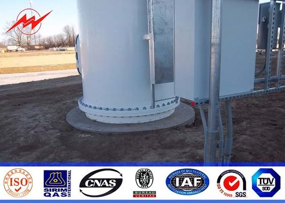 Intorno torre di Palo della piattaforma multi- da 100 ft alla mono, torre d'acciaio autosufficiente della grata