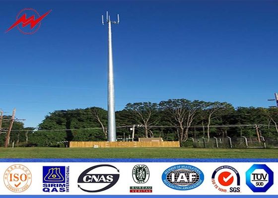 La manica di slittamento ha affusolato la mono Palo torre di 80ft il GSM con calcestruzzo versato