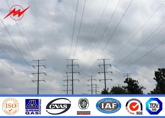 Corrente elettrica Palo della grata/tubolare galvanizzazione d'acciaio per la linea di trasmissione