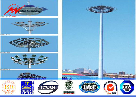 Albero alto 35M poligonale Palo per illuminazione dello stadio