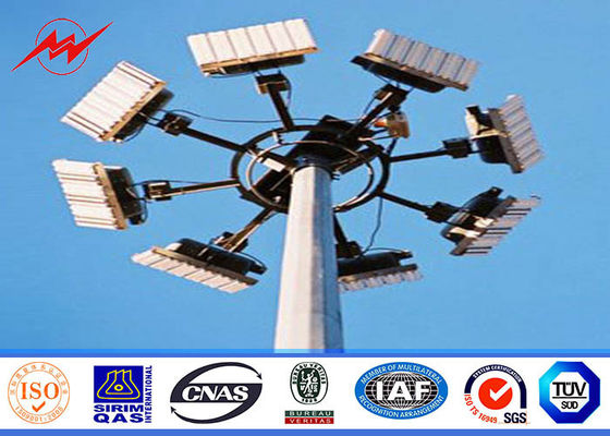 Alto albero Palo dell'aeroporto 30M HDG con il doppio pannello della lanterna per 100 metri quadri di illuminazione dello stadio