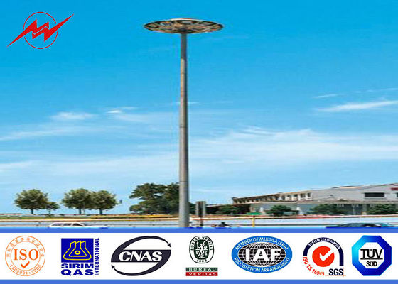 Tre albero ottagonale Palo delle parti 20M alto con il sistema rasing non elettrico della piattaforma