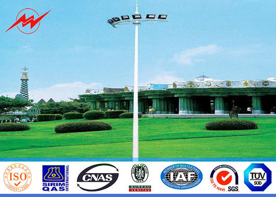 Tre albero ottagonale Palo delle parti 20M alto con il sistema rasing non elettrico della piattaforma