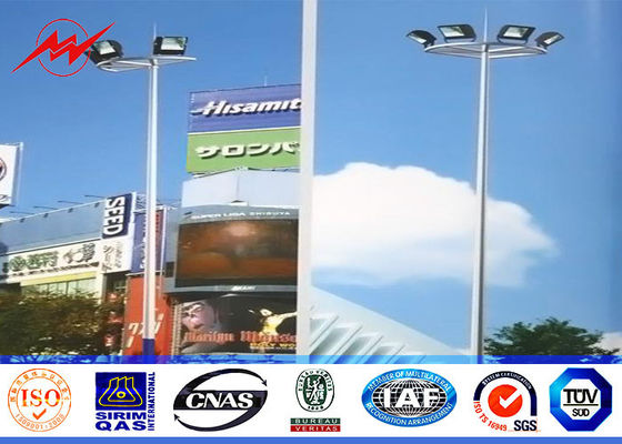 Albero rotondo Palo delle parti 22M di Differernt alto con protezione della scala della piattaforma di operazione