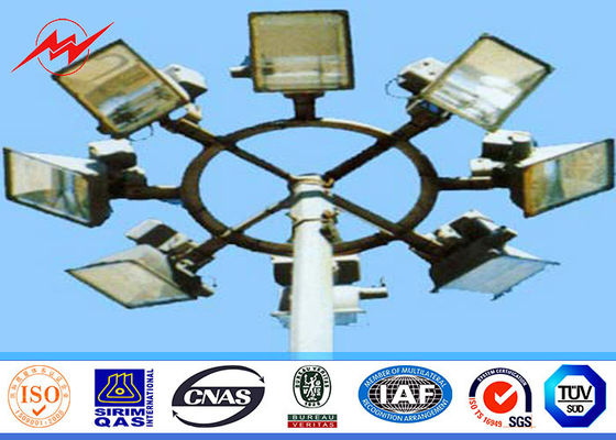 Albero rotondo Palo delle parti 22M di Differernt alto con protezione della scala della piattaforma di operazione