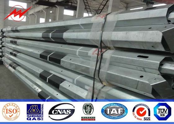 12sides 25ft 69kv palo pratico d'acciaio per le strutture di distribuzione di energia con il gradino rampicante