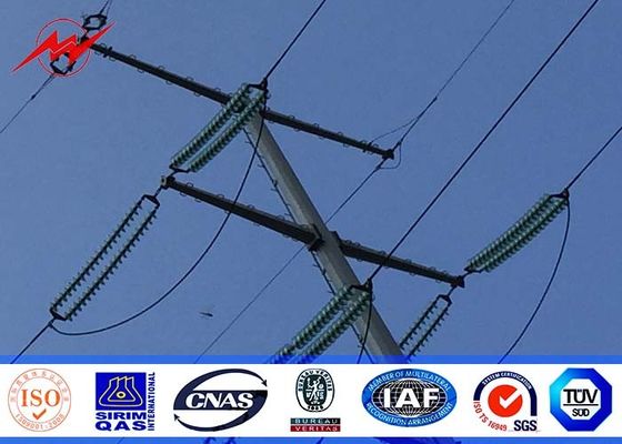 materiale d'acciaio di spessore Gr65 di 12M 650DaN palo pratico 3mm per potere di distribuzione 110kv con il mpa 345