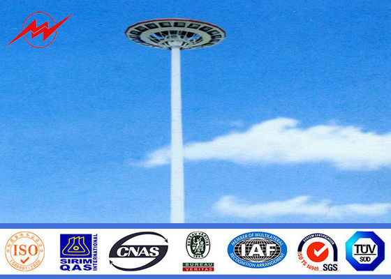 Alto albero affusolato galvanizzato palo leggero, pali leggeri all'aperto residenziali di 30m