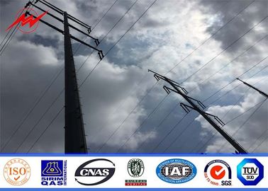 materiale d'acciaio di 10m 2.5KN palo pratico Q345 per potere di distribuzione dell'Africa Electicity con galvanizzazione