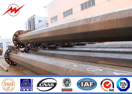 Albero d'acciaio galvanizzato rotondo sopportabile palo leggero della immersione calda alto per il quadrato