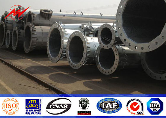 spessore Palo tubolare d'acciaio di 15M 2.5KN 5mm con Bolt rampicante galvanizzato