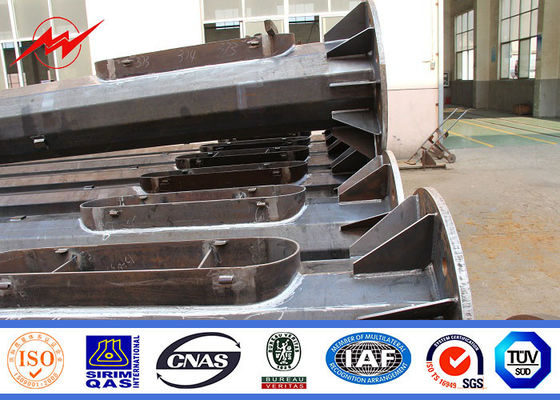 albero galvanizzato rotondo palo leggero dello stadio di 35M alto con il sistema di sollevamento di 400kg Rasing