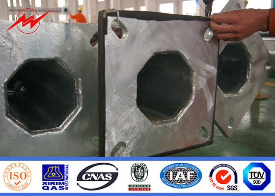 Galvanizzazione impermeabile 9m pali leggeri solari della immersione calda per illuminazione della strada principale